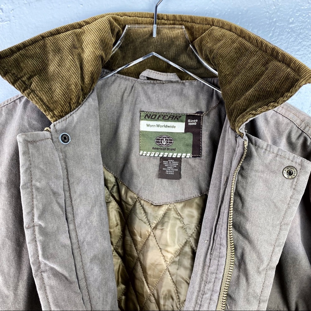 No Fear Heavy Bomber Coat Sz SM tie dye Rare